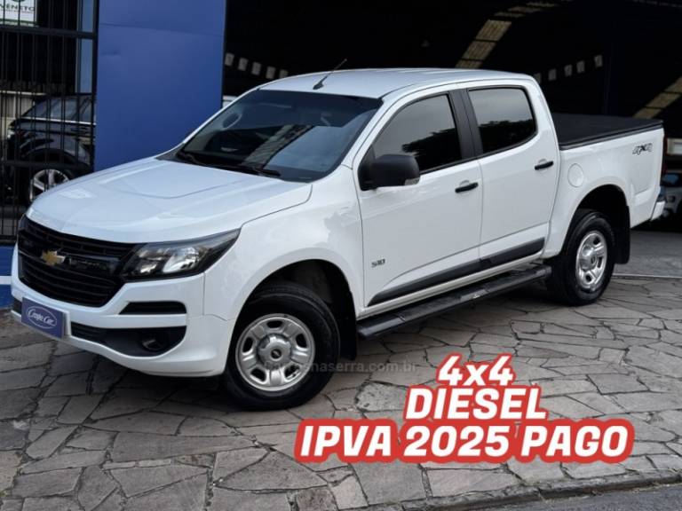 CHEVROLET - S10 - 2019/2019 - Branca - R$ 128.900,00