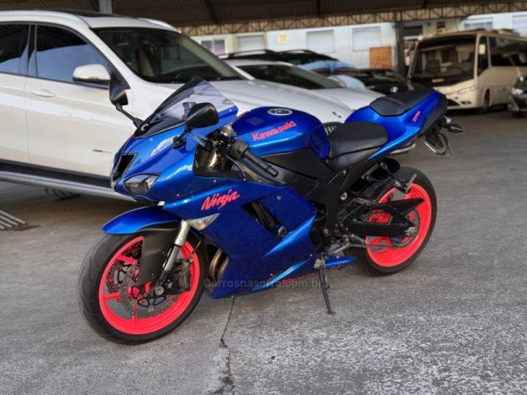 KAWASAKI - NINJA ZX-6R 600CC - 2008/2008 - Azul - R$ 36.900,00